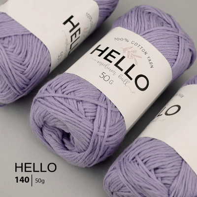 Пряжа HELLO Cotton 140 (50 грамм)