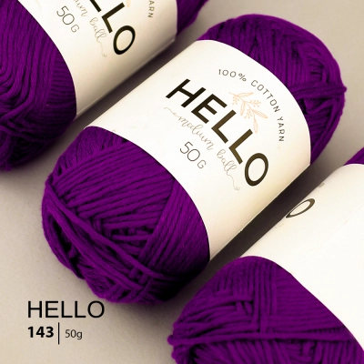 Пряжа HELLO Cotton 143 (50 грамм)