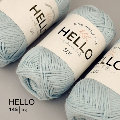 Пряжа HELLO Cotton 145 (50 грамм)