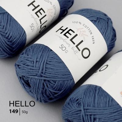 Пряжа HELLO Cotton 149 (50 грам)