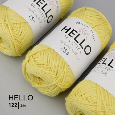 Пряжа HELLO Cotton 122 (25 грамм)
