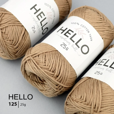 Пряжа HELLO Cotton 125 (25 грамм)