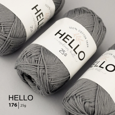 Yarn HELLO Cotton 176 (25 grams)