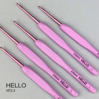 Гачок для в'язання HELLO №2.5 HT2.5