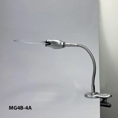 Лупа гнучка з прищіпкою та LED-підсвічуванням MG4B-4А