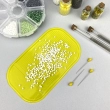 Силиконовый коврик для бисера (желтый)