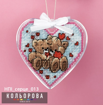 Набір пластикова іграшка НПІ_серце_013 "Закохані серця"