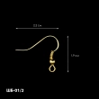 Earring Hooks 1.9x2.2 cm SHB-01/2 (10 pcs)