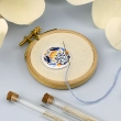 Magnetic holder for needles and schemes MT-37 "Flower Ornament"