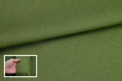 Домотканое полотно цветное (зеленая трава)