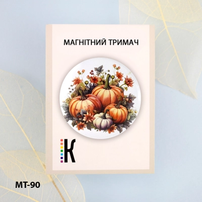 Магнитный держатель для игл и схем МТ-90 "Сочные тыквы"