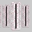 Organizer for embroidery threads with magnetic tape KM-032/03 (Blooming Magnolia)