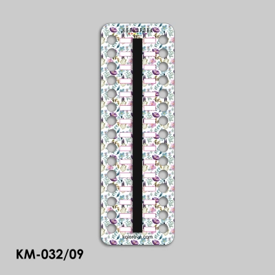 Органайзер для мулине с магнитной лентой КМ-032/09 (Цветочное поле)
