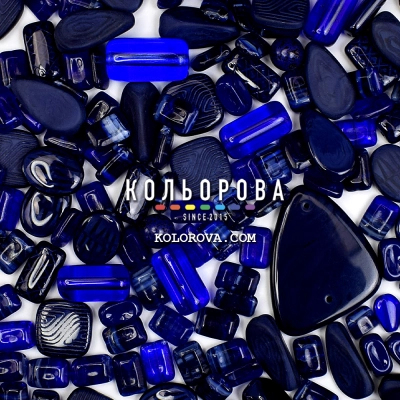 Preciosa 92-Mix-Dark Blue