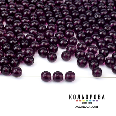 90.Preciosa bead 20060 Violet (8 mm.)