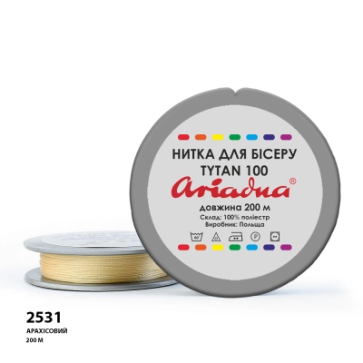 Нить Ariadna Tytan 100 2531/200 (шайба)