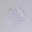 Plastic bobbins for mouliné KBP-01 (blue, 20 pcs.)