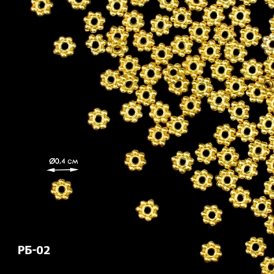 Рондель біжутерний Ø 0,4 см  РБ-02 (≈75 шт)