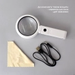 Foldable magnifying glass with LED lighting NO.FS75RS