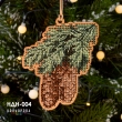 Embroidery kit for New Year toy NDN-004 "Christmas decoration"