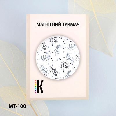 Магнітний тримач для голок та схем МТ-100 "Зимовий малюнок 1"