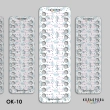 Organizer for embroidery threads OK-10 (Winter pattern 1)