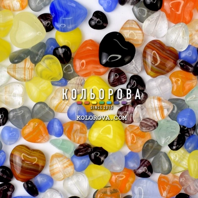 Preciosa 92-Mix-Hearts-Multi 