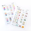 TM Kolorova color Chart of Preciosa Beads and Bead KK-1