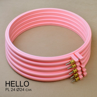 П'яльця пластикові HELLO PL24 пудрові