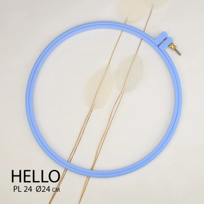 П'яльця пластикові HELLO PL24 блакитні