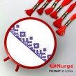 П'яльця NURGE 160-2 (126 мм) червоні