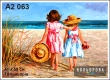 A2 Format Embroidery Template 063 