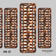 Органайзер для мулине ОК-21 (Осенний рисунок 4)