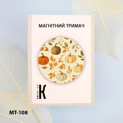 Магнитный держатель для иголок и схем МТ-108 "Осенний рисунок 1"