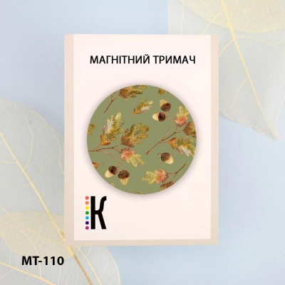 Магнитный держатель для иголок и схем МТ-110 "Осенний рисунок 3"