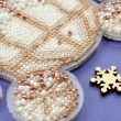 Embroidery kit for a Christmas ornament NA-007 "Night Chariot"