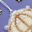 Embroidery kit for a Christmas ornament NA-007 "Night Chariot"