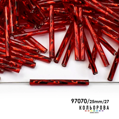 Preciosa Glass Bugle Beads 35127/97070/25mm