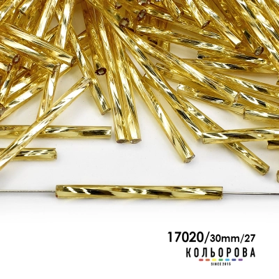 Стеклярус Preciosa 35127/17020/30mm