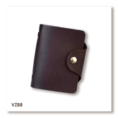 Dark Brown Leather Card Holder