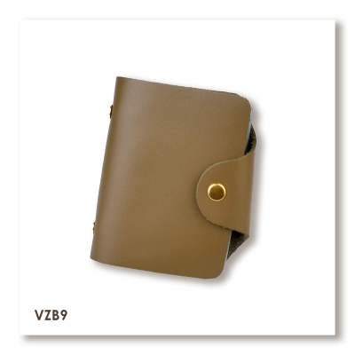 Базова шкіряна візитниця хакі