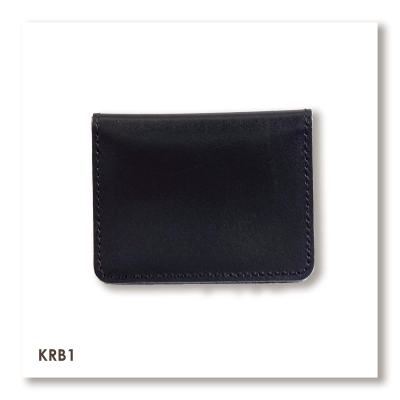 Черный базовый кожаный картхолдер