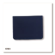 Blue Basic Leather Cardholder