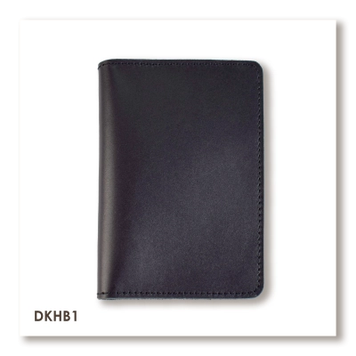 Чорний базовий шкіряний докхолдер