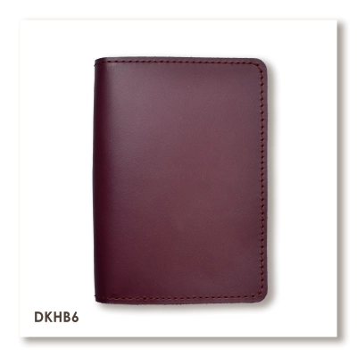 Бордовый базовый кожаный докхолдер