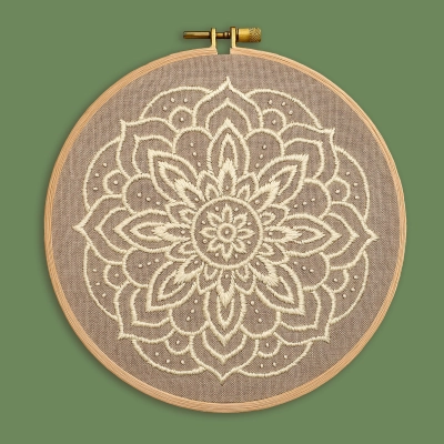 Набор для вышивания GL-2 Мандала «Внутренний свет» Ø170 мм