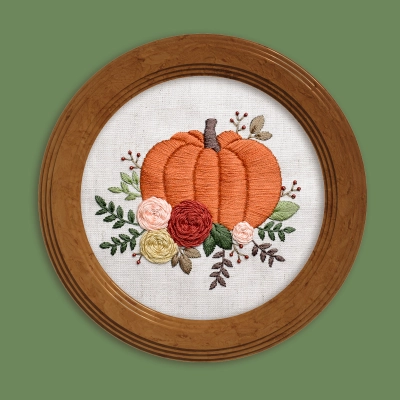 Набор для вышивания GL-3 «Осенний мотив» Ø130 мм