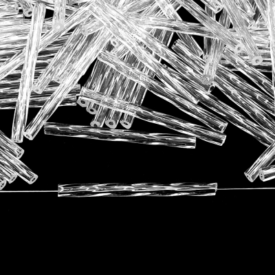 Preciosa Glass Bugle Beads 35138/00050/30mm