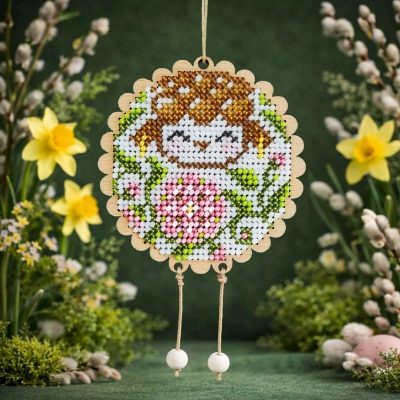 Набір для вишивки Великодньої іграшки D-12 «Баранчик Тепла»