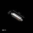 Застібка магнітна 2х0.6 см ЗБ-11 (1 шт.) 
